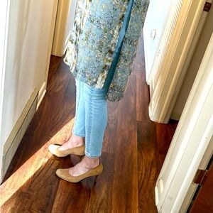 Mystree Blue and Green Floral Tunic
